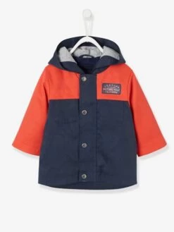 Parka 3 En 1 Avec Gilet Amovible Bébé Garçon Marine/rouge - Vertbaudet