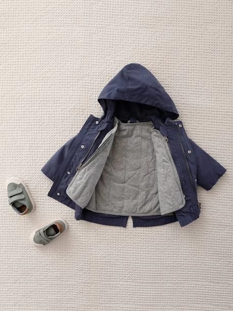 Parka 3 En 1 Bébé Avec Blouson Amovible En Molleton Bleu Ardoise - Vertbaudet – Image 2