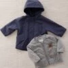 Parka 3 En 1 Bébé Avec Blouson Amovible En Molleton Bleu Ardoise - Vertbaudet