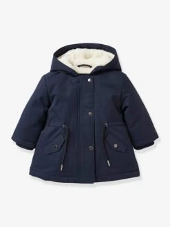 Parka Doublée Sherpa Bébé CYRILLUS Marine - Cyrillus