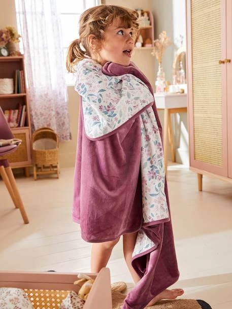 Plaid En Velours VICTORIA Prune - Vertbaudet – Image 2