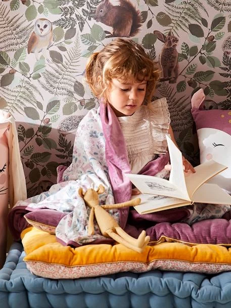 Plaid En Velours VICTORIA Prune - Vertbaudet – Image 3