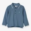 Polo Bébé CYRILLUS Coton Bio Bleu Ciel - Cyrillus