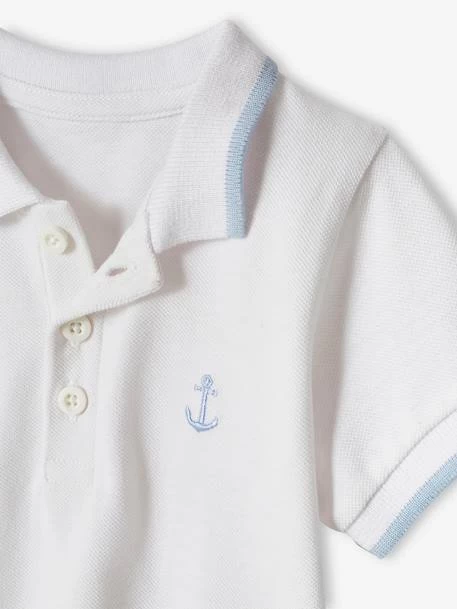 Polo Bébé Garçon Brodé Poitrine Personnalisable Marine - Vertbaudet – Image 3