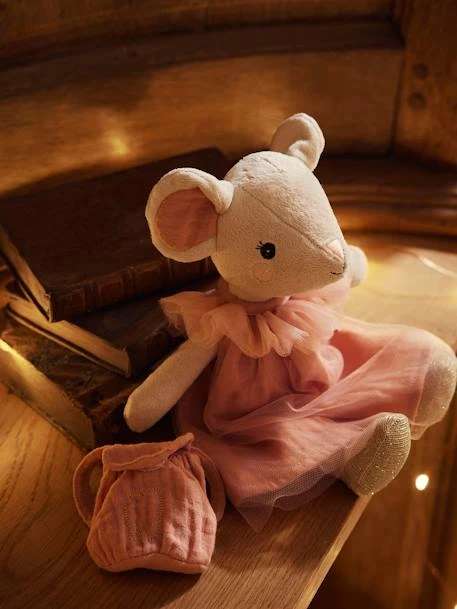 Poupée Souris Et Son Sac à Dos Pour Dent De Lait Blanc - Vertbaudet – Image 2