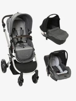 Poussette Combinée VERTBAUDET Urban III Gris Chiné - Vertbaudet