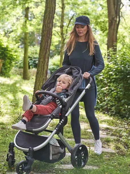 Poussette Réversible Combinée Vertbaudet Bicity+ Gris Aluminium - Vertbaudet – Image 6