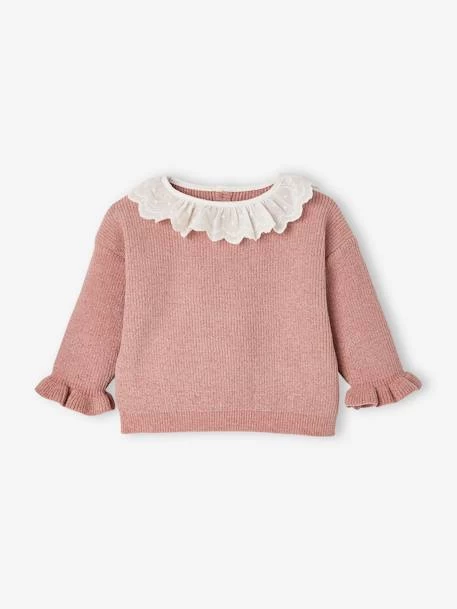 Pull Collerette Bébé Lilas - Vertbaudet