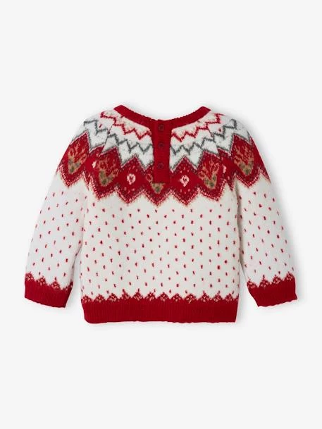 Pull De Noël Bébé écru - Vertbaudet – Image 2