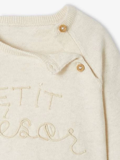 Pull Petit Trésor Bébé Beige Chiné - Vertbaudet – Image 3