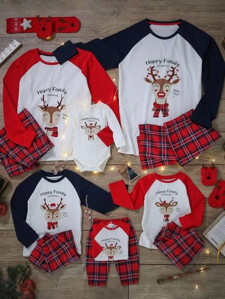 Pyjama Bébé Spécial Noël Capsule Famille écru - Vertbaudet – Image 2