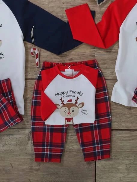 Pyjama Bébé Spécial Noël Capsule Famille écru - Vertbaudet