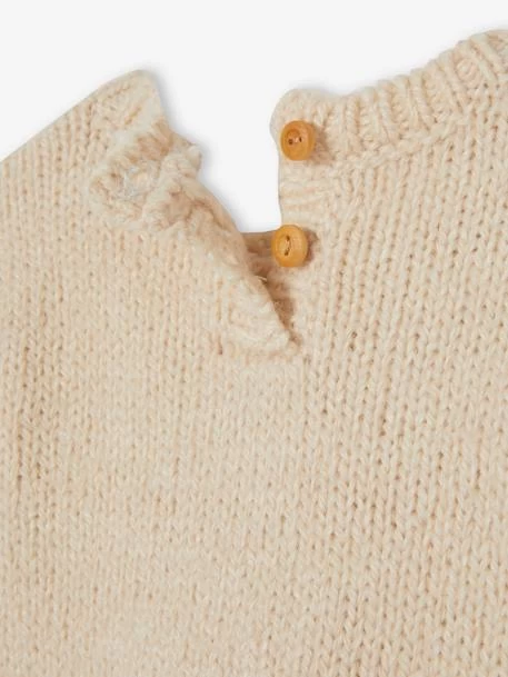 Robe Bébé En Tricot Et Son Collant Assorti Beige - Vertbaudet – Image 6