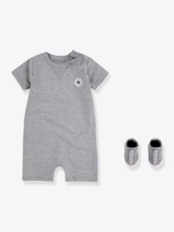 Set 2 Pièces Combinaison Courte + Chaussettes Lil Chuck CONVERSE Gris - Converse