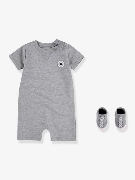 Set 2 Pièces Combinaison Courte + Chaussettes Lil Chuck CONVERSE Gris - Converse