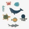Set D'animaux Marins En Bois FSC® Bleu - Vertbaudet