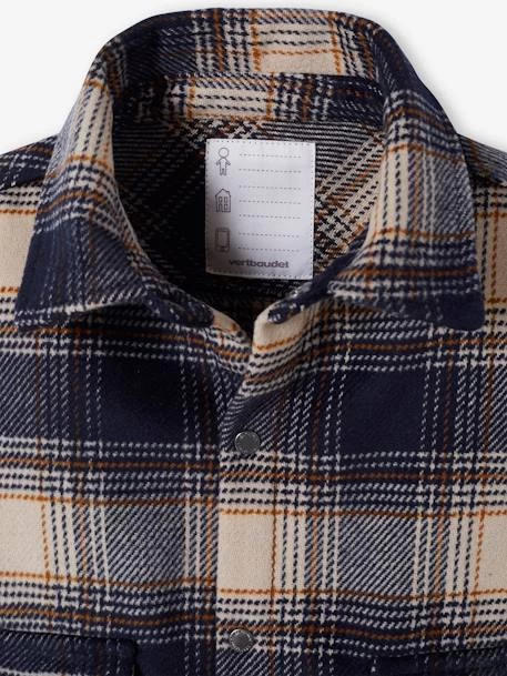 Surchemise Flanelle Bébé Carreaux Beige Sable - Vertbaudet – Image 3