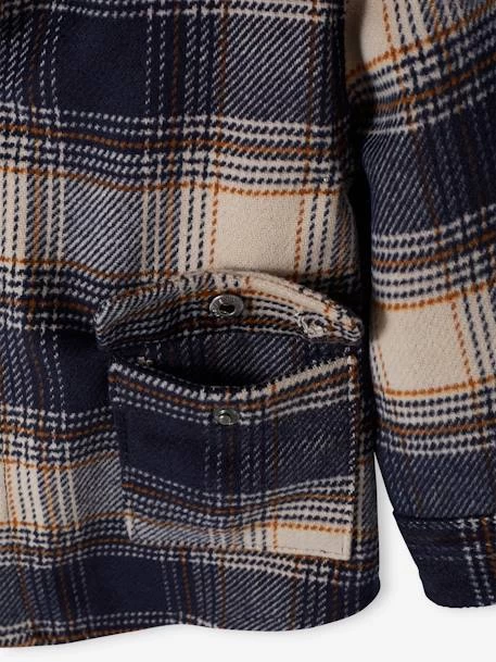 Surchemise Flanelle Bébé Carreaux Beige Sable - Vertbaudet – Image 4