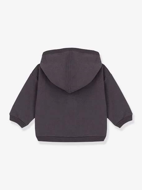 Sweat à Capuche Bébé - PETIT BATEAU Gris - Petit Bateau – Image 2