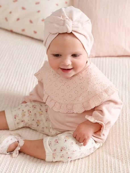 Sweat Bébé Encolure En Broderie Anglaise Rose Poudré - Vertbaudet – Image 6