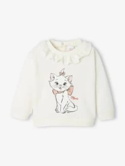 Sweat Col Volanté Bébé Fille Les Aristochats® Blanc - Disney