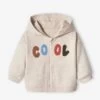 Sweat Zippé Bébé à Capuche écru - Vertbaudet