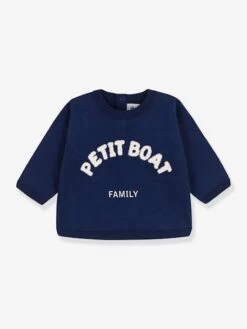 Sweatshirt Bébé En Coton Bio PETIT BATEAU Bleu - Petit Bateau