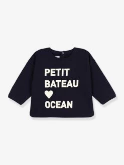 Sweatshirt En Coton Bio PETIT BATEAU Bleu - Petit Bateau
