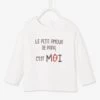 T-shirt à Message Bébé Manches Longues Caramel - Vertbaudet