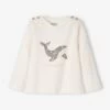 T-shirt Bébé Baleine Ivoire - Vertbaudet