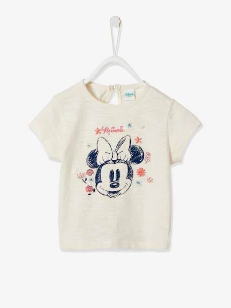 T-shirt Bébé Disney® Minnie Brodé Ivoire - Minnie