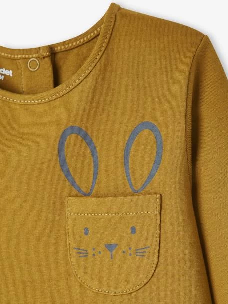 T-shirt Bébé Fille Manches Longues BASICS Olive - Vertbaudet – Image 2