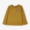 T-shirt Bébé Fille Manches Longues BASICS Olive - Vertbaudet