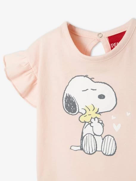 T-shirt Bébé Snoopy Peanuts® Bébé Fille Rose Anime Placé - Snoopy – Image 2