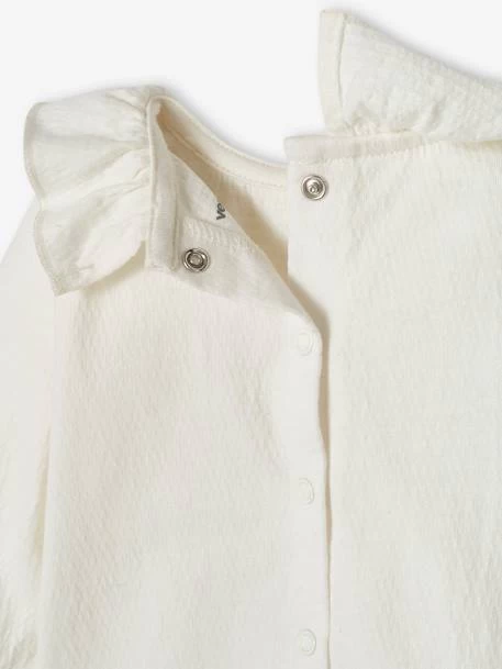 T-shirt Coeurs Bébé Manches Longues écru - Vertbaudet – Image 3