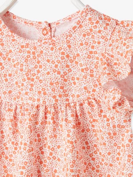 T-shirt Imprimé Fleurs Bébé Orange Imprimé - Vertbaudet – Image 6