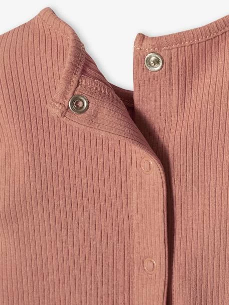 T-shirt Love Bébé Manches Courtes Vieux Rose - Vertbaudet – Image 4