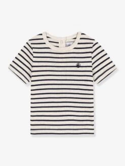 T-shirt Manches Courtes En Coton Bio PETIT BATEAU Beige - Petit Bateau
