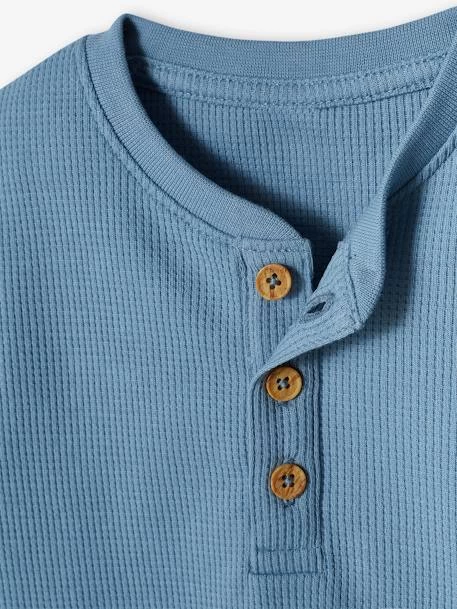 T-shirt Tunisien Bébé Nid D’abeille Bébé Bleu Ciel - Vertbaudet – Image 2