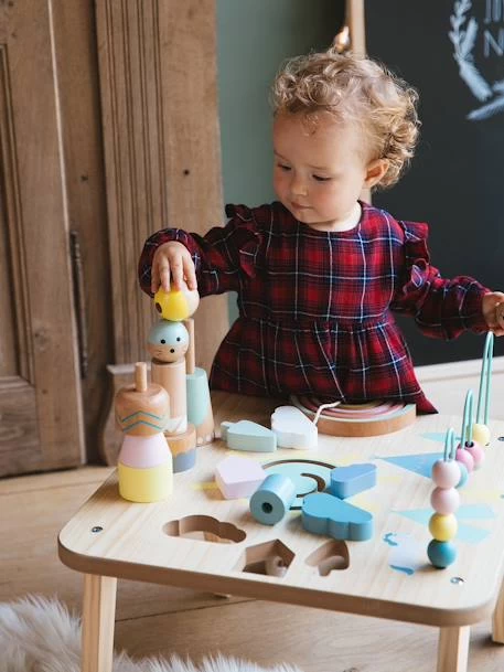 Table D'activités Petits Sioux En Bois FSC® Multicolore - Vertbaudet – Image 2