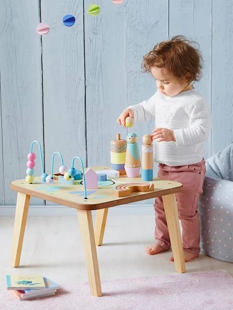 Table D'activités Petits Sioux En Bois FSC® Multicolore - Vertbaudet – Image 3