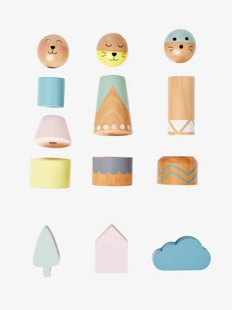 Table D'activités Petits Sioux En Bois FSC® Multicolore - Vertbaudet – Image 4