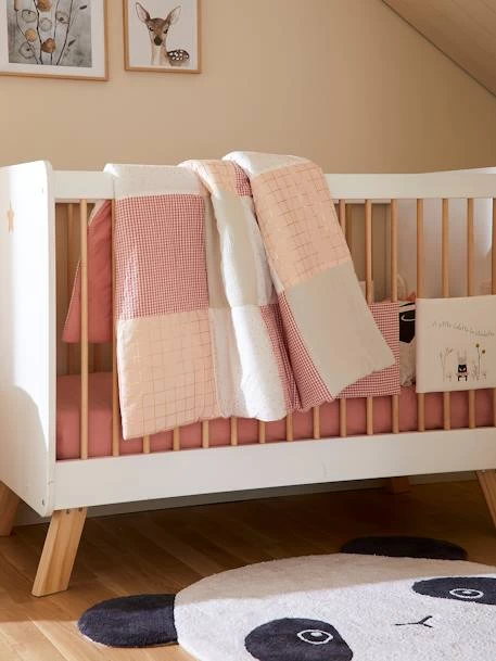 Tapis De Sol Patchwork GIRLY VICHY Rose / Multicolore - Vertbaudet – Image 2