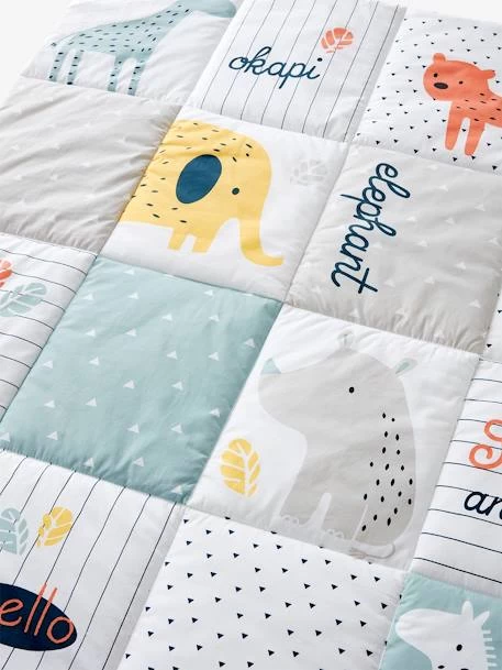 Tapis De Sol Patchwork Jungle Baby Multicolore - Vertbaudet – Image 5