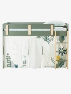 Tente De Lit Jungle Imaginaire Blanc Clair Uni Avec Decor - Vertbaudet
