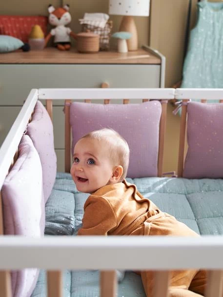 Tour De Lit / Tour De Parc Modulable En Gaze De Coton Bio* COMÈTES Vert Clair - Vertbaudet – Image 3