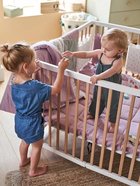 Tour De Lit / Tour De Parc Pare-chocs DOUCE PROVENCE Parme / écru - Vertbaudet – Image 5