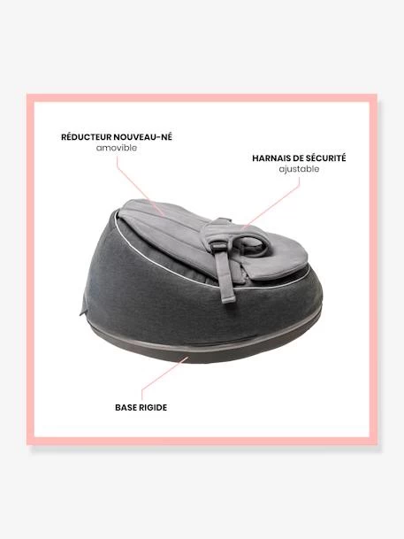 Transat Et Pouf Doomoo Seat’n Swing BABYMOOV Avec Balancelle Intégrée Rose - Babymoov – Image 5