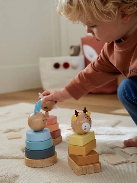 Trio De Tours à Empiler En Bois FSC® Bois - Vertbaudet – Image 3