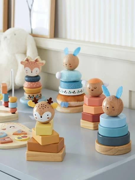 Trio De Tours à Empiler En Bois FSC® Bois - Vertbaudet – Image 5